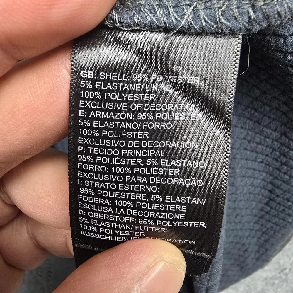 The North Face‎ Jacket Mens XL Gray Softshell Full Zip HP Connection Logo